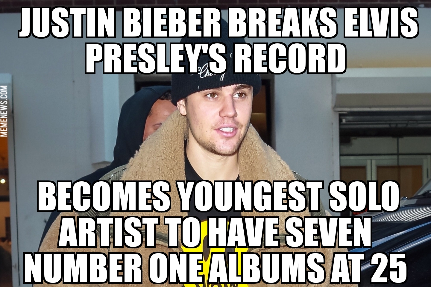 Justin Bieber breaks Elvis record