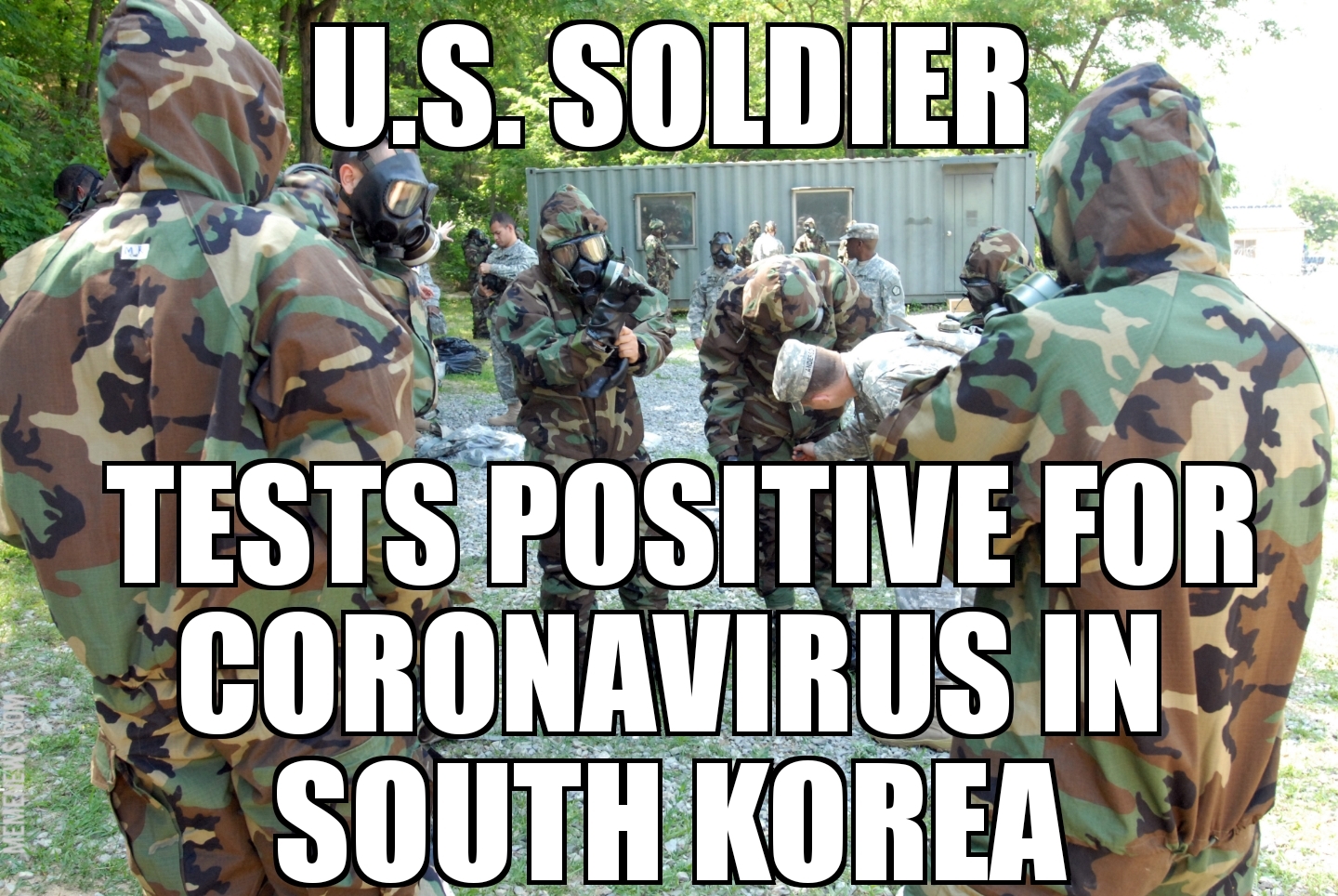 U.S. soldier gets coronavirus