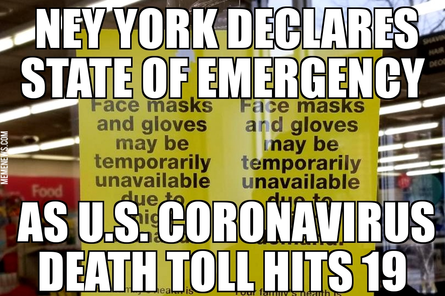 New York declares emergency over coronavirus