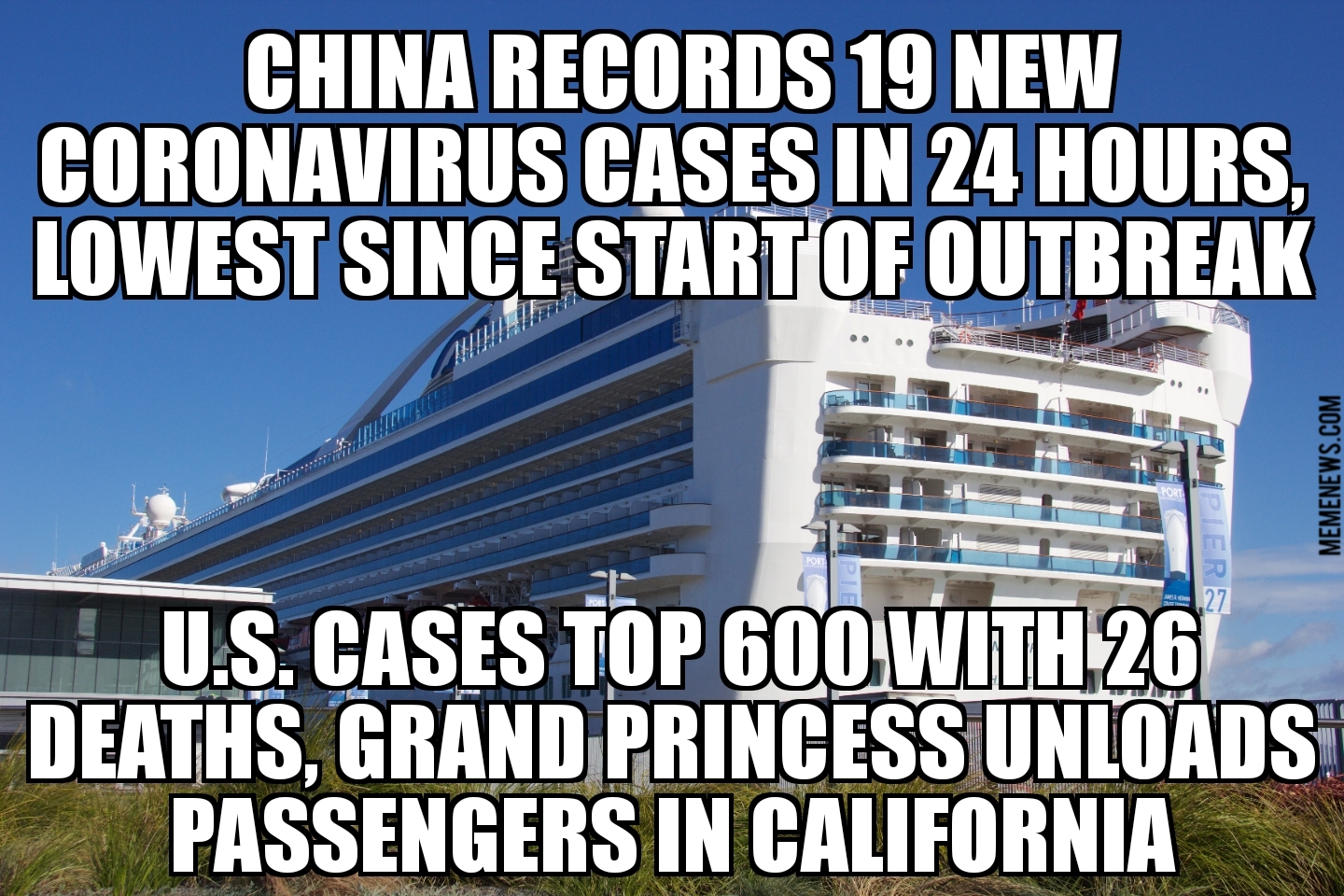 China posts record low new coronavirus cases