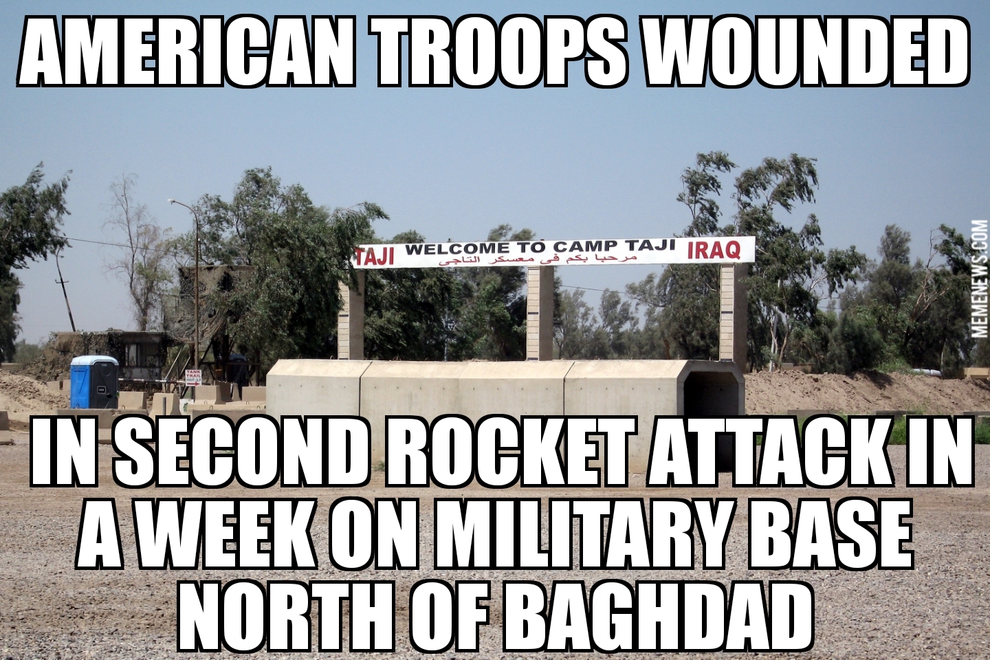Americans wounded in Iraq rocket attack