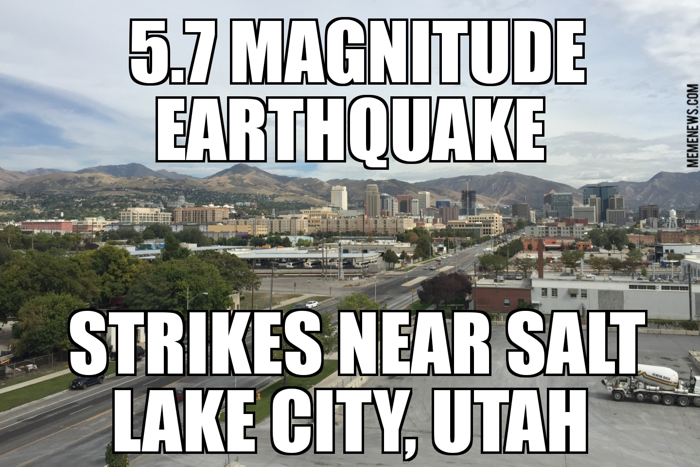 Earthquake shakes Salt Lake City