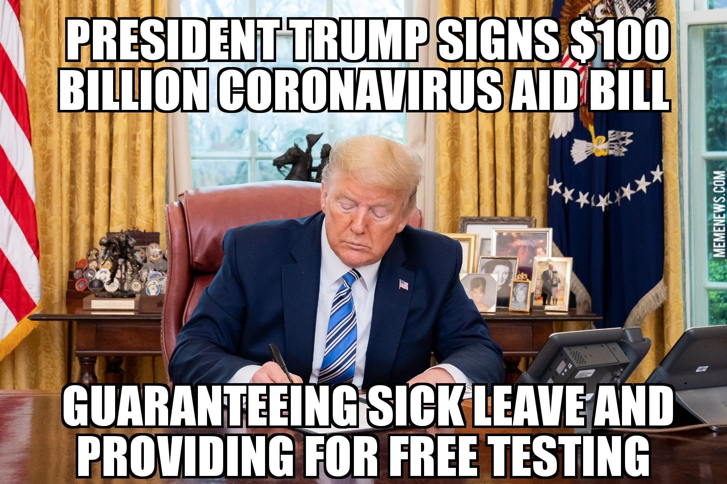 Trump signs coronavirus aid bill