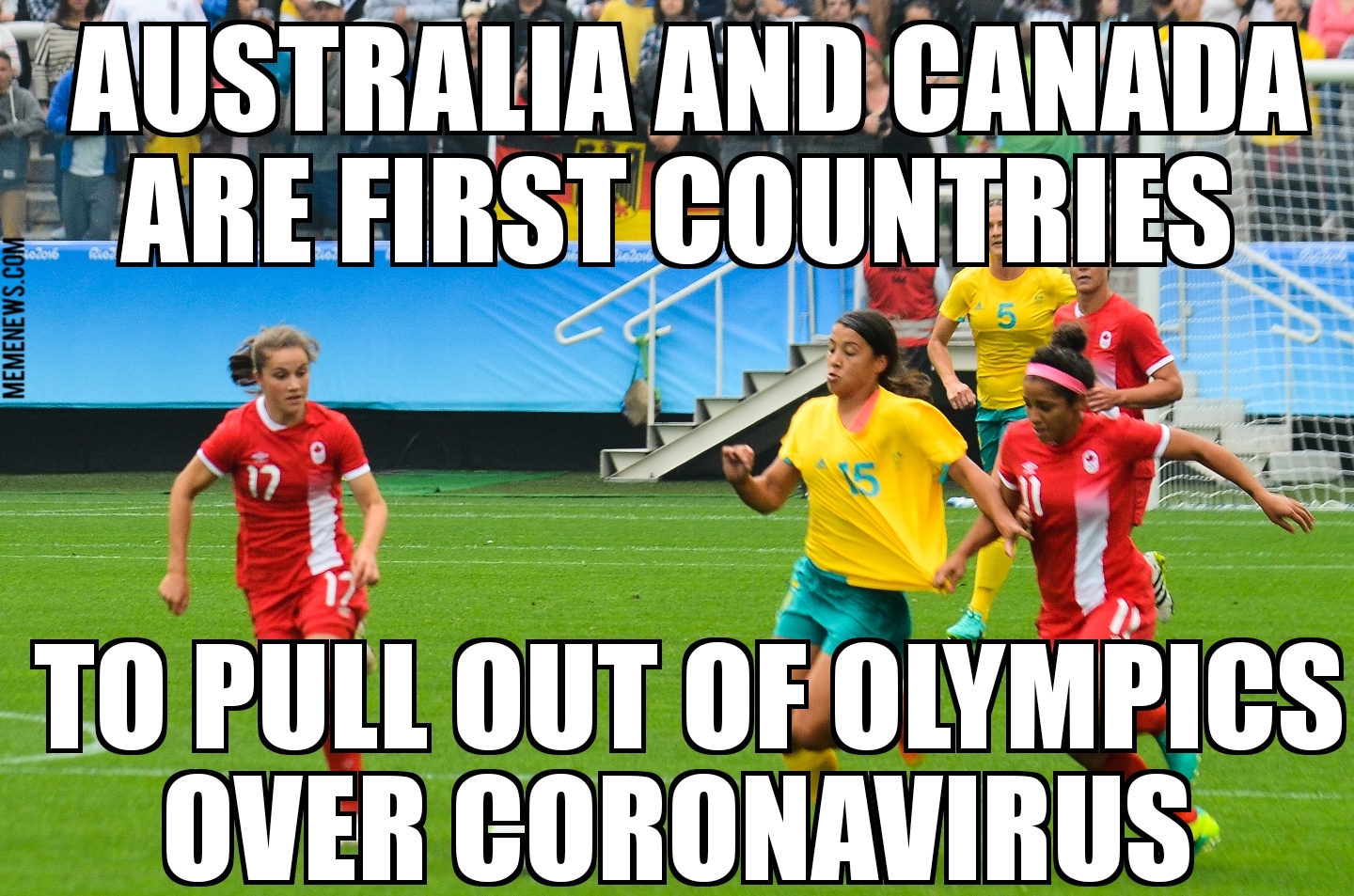 Australia and Canada pull out of Olympics over coronavirus