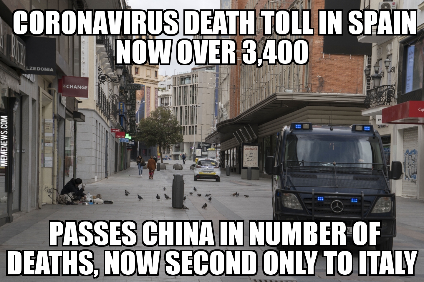 Spain coronavirus deaths top China