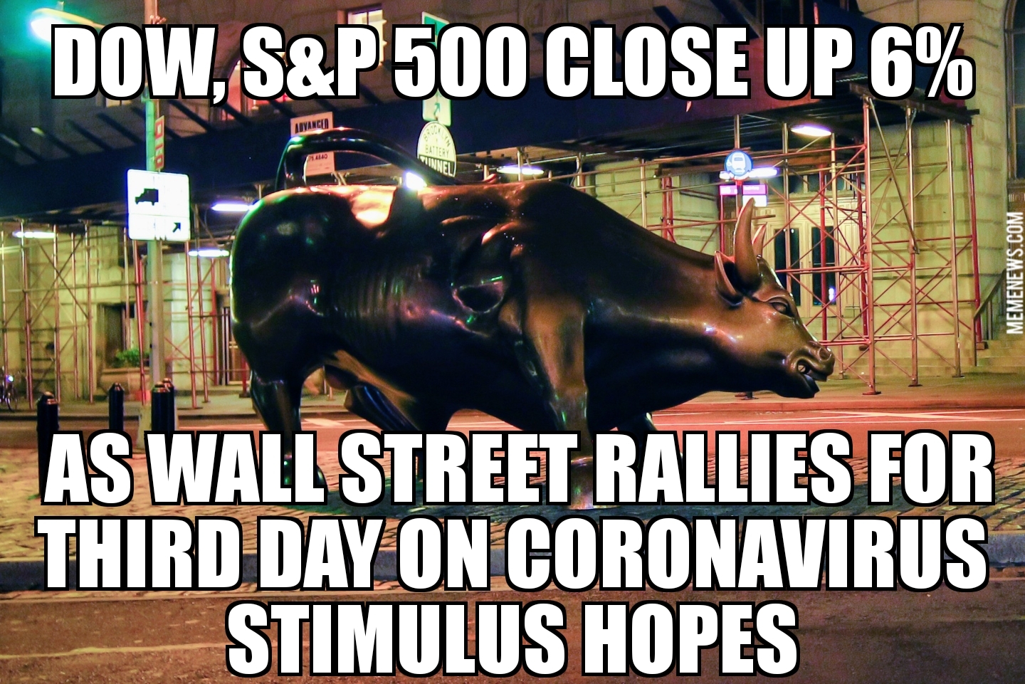 Wall Street rallies for third day