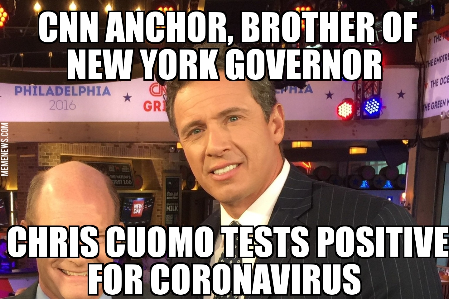 Chris Cuomo positive for coronavirus