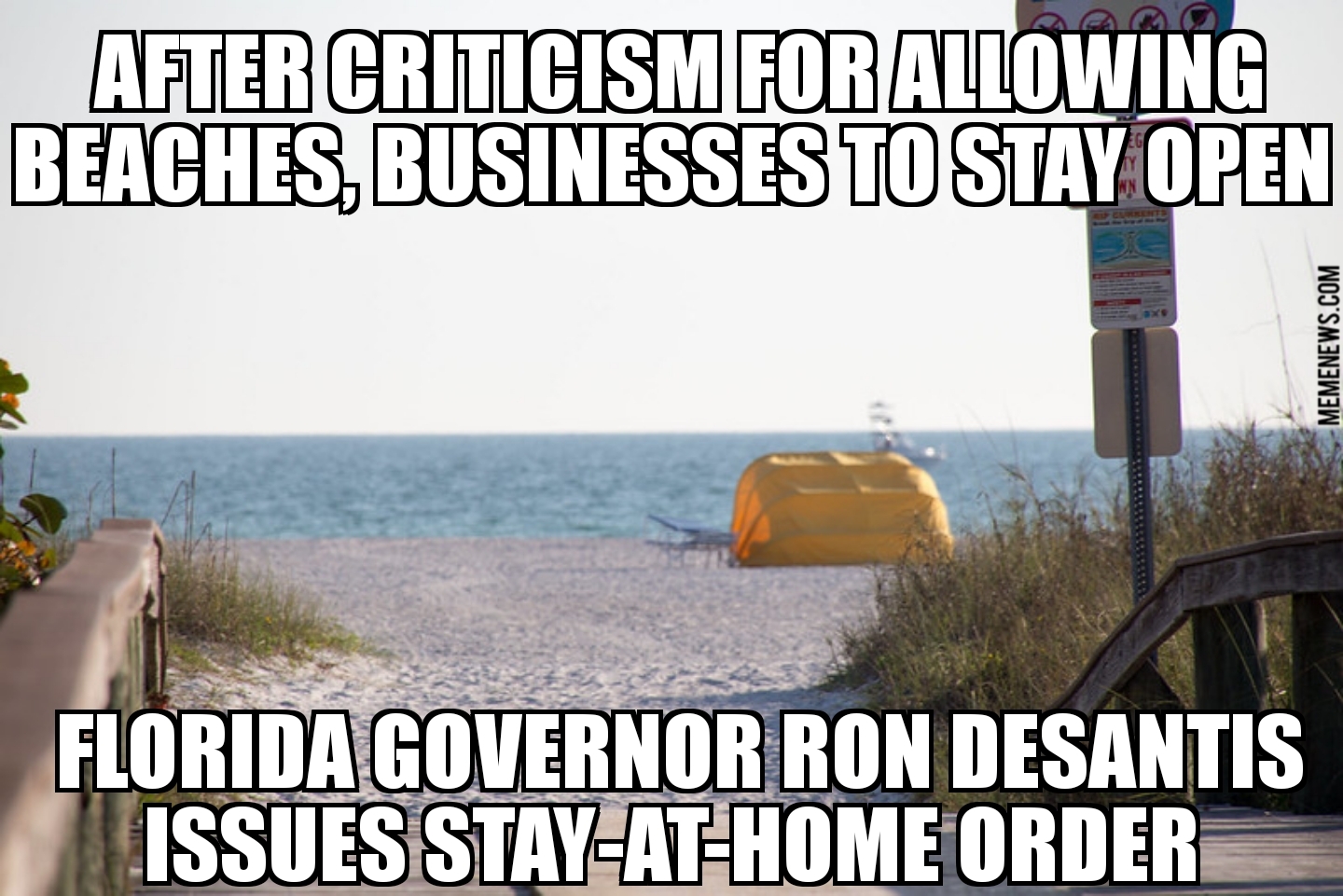 Florida governor issues stay-at-home order