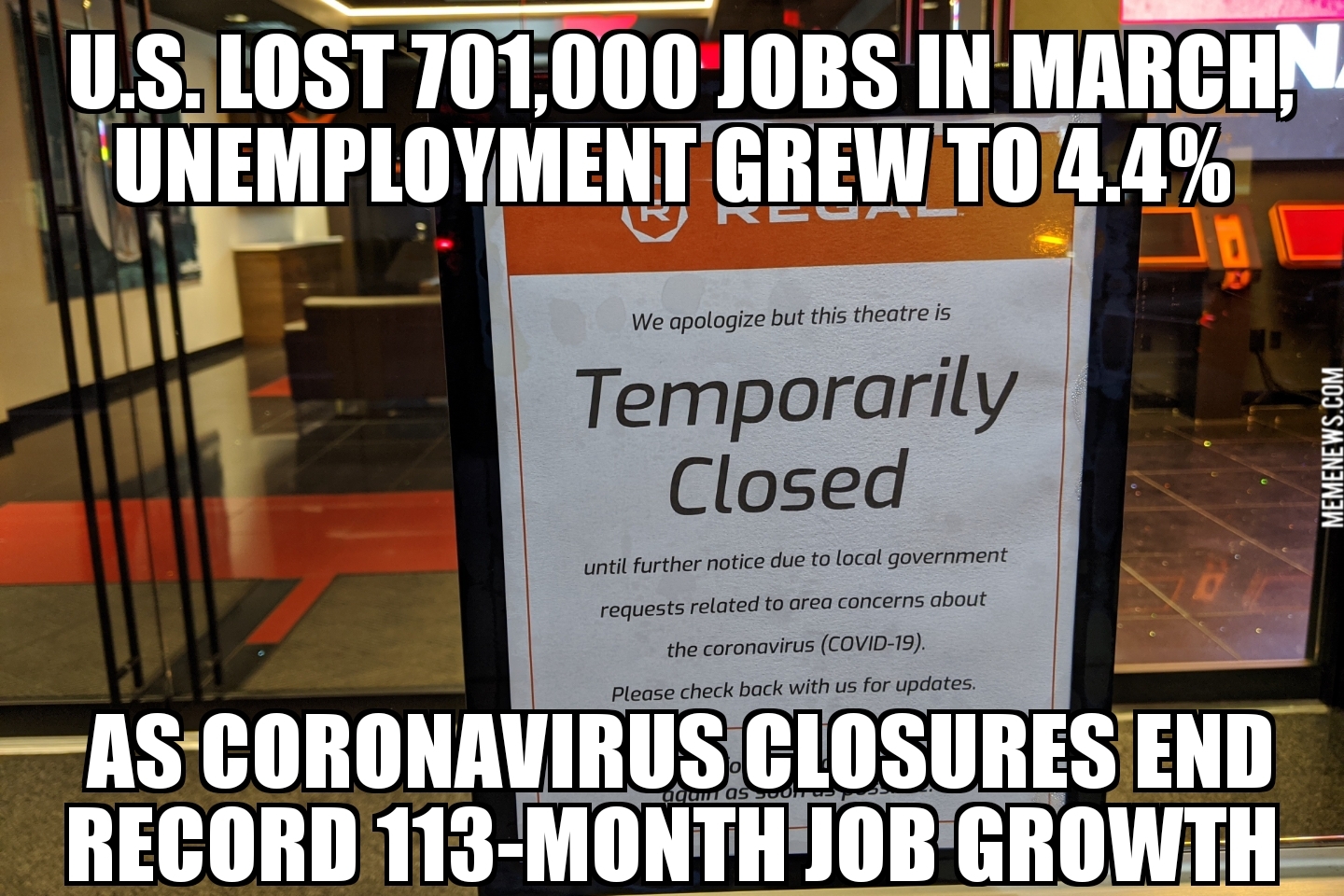 U.S. lost 701,000 in March