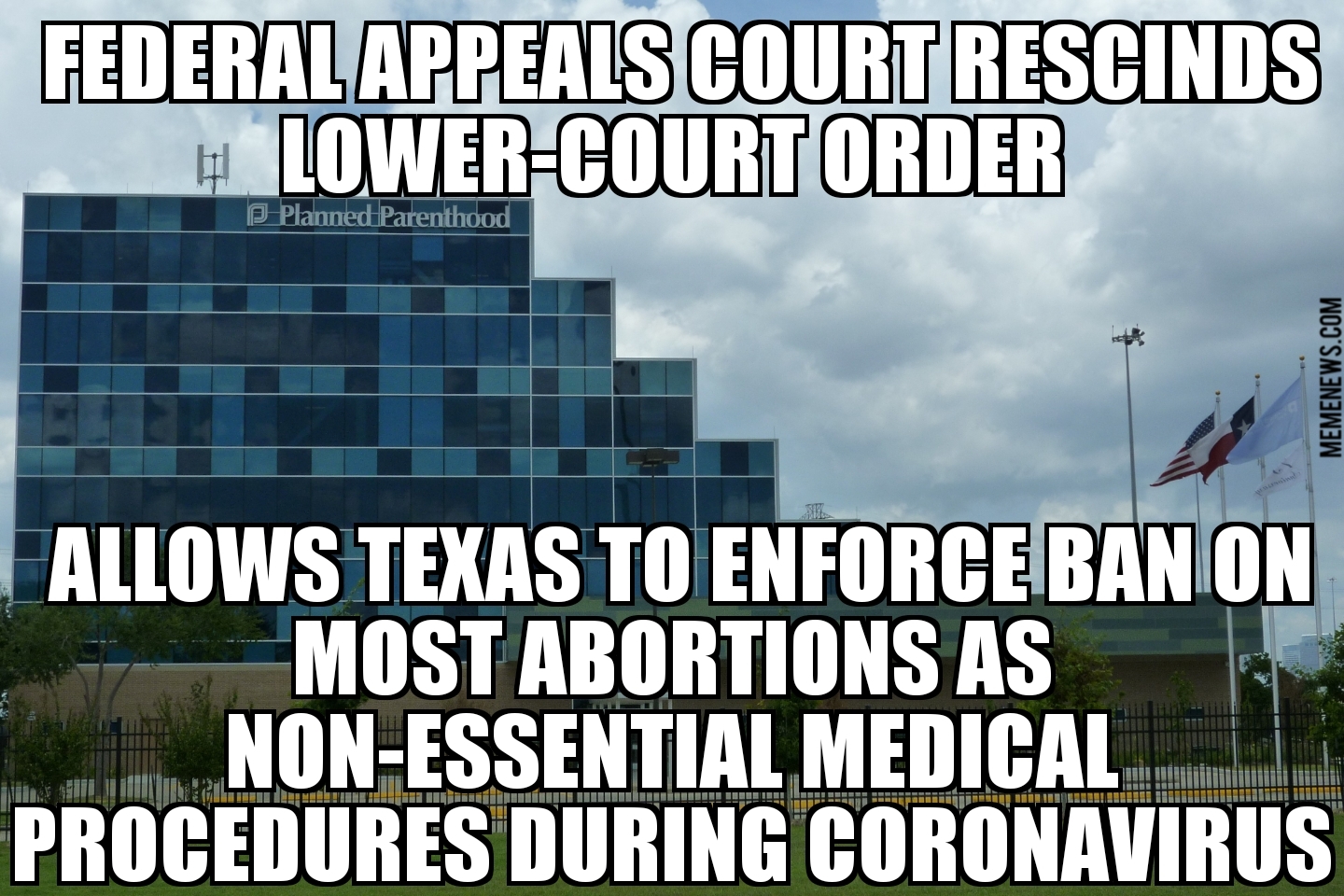 Court allows Texas ban on most abortions during coronavirus