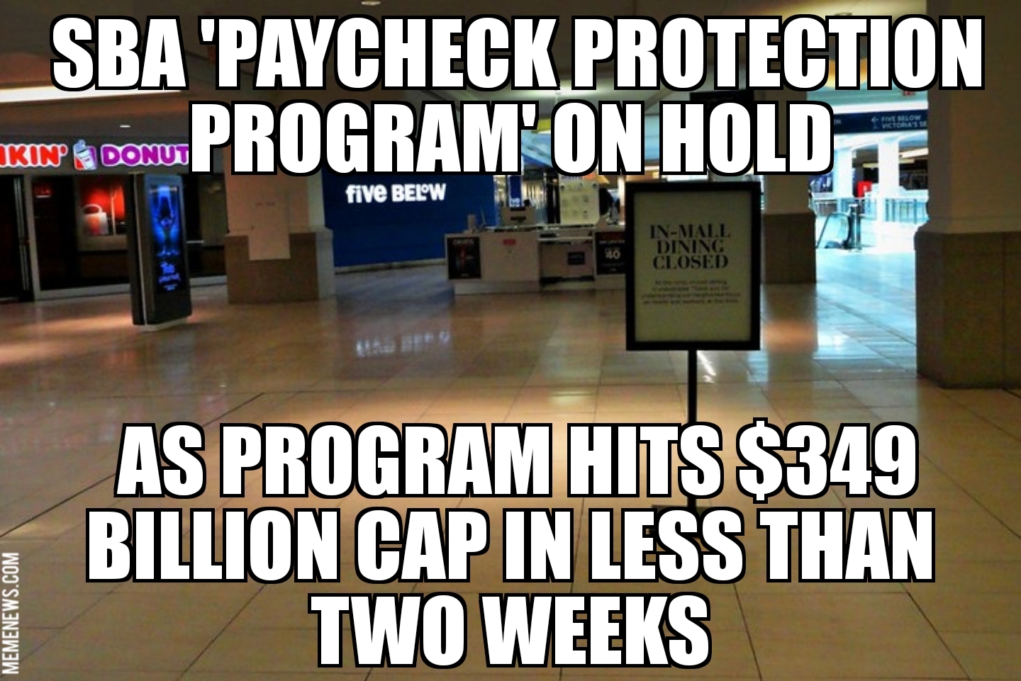 ‘Paycheck Protection Program’ hits cap