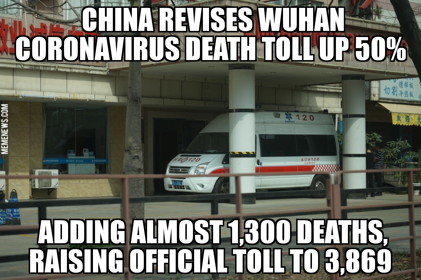 Wuhan coronavirus deaths revised up 50%