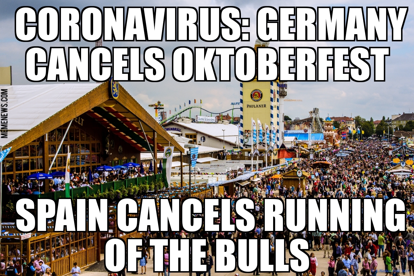Coronavirus cancels Oktoberfest, Running of the Bulls