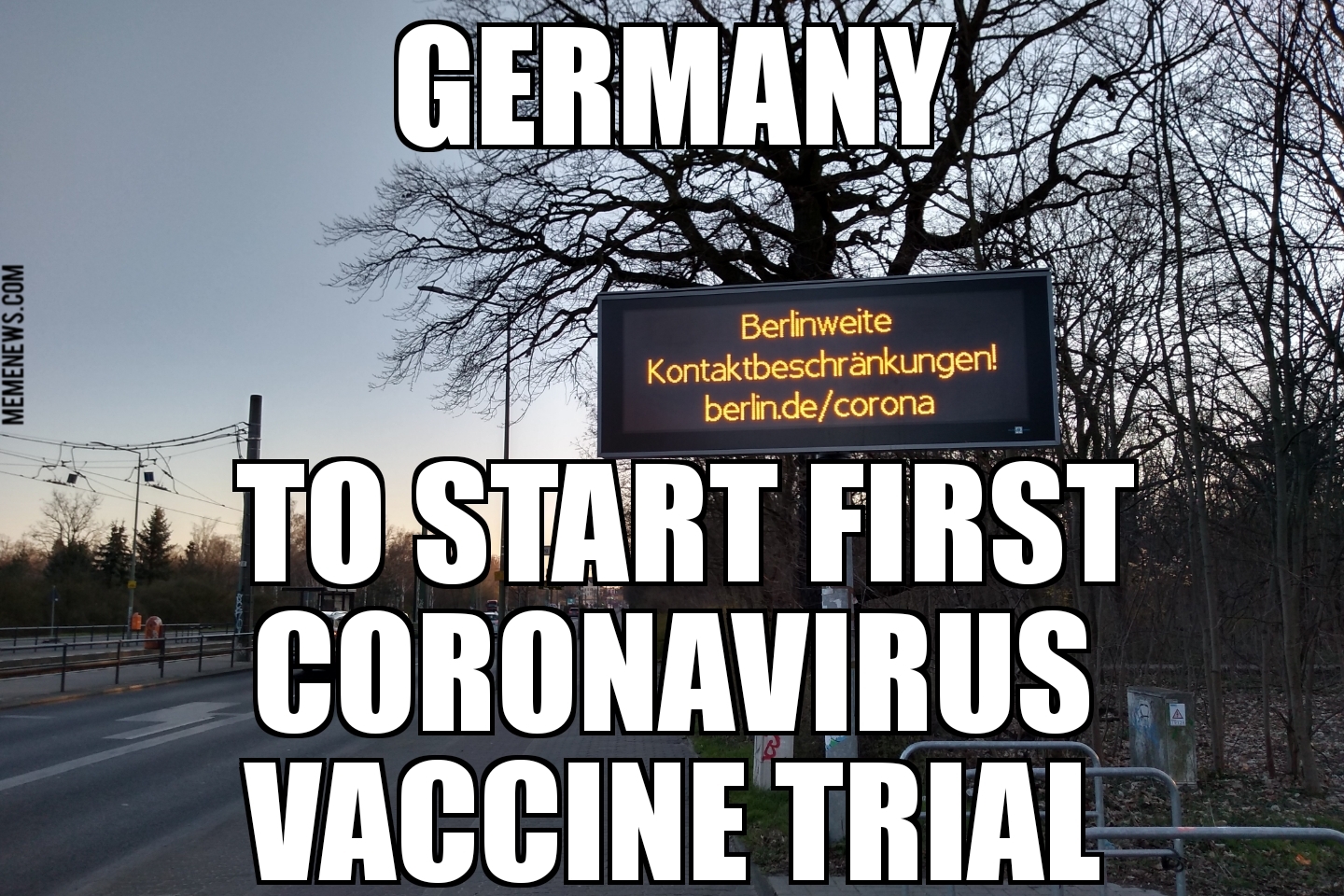 Germany coronavirus vaccine trial