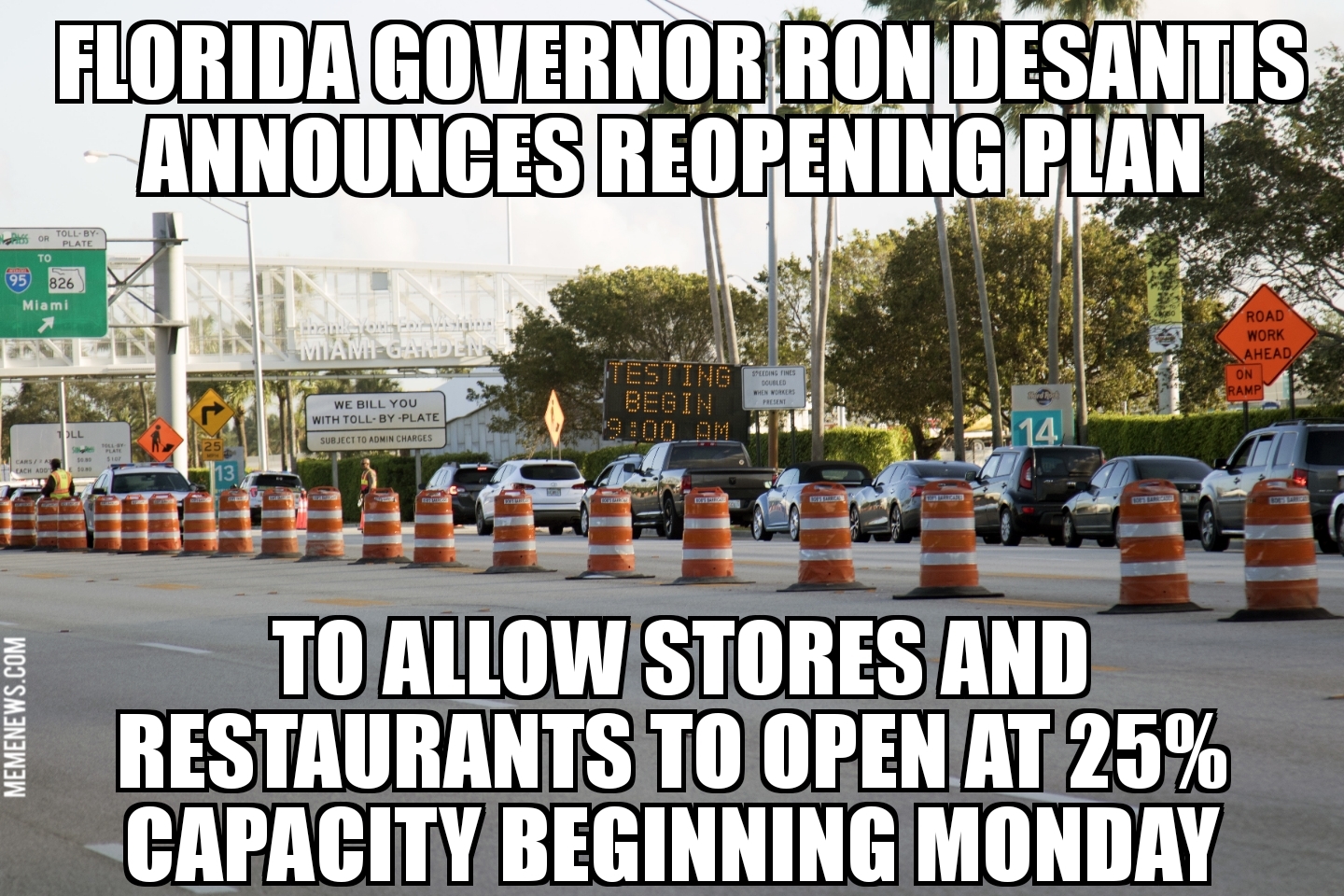 Florida to begin reopening Monday