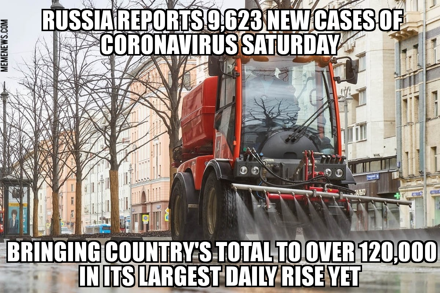 Russia coronavirus cases rise