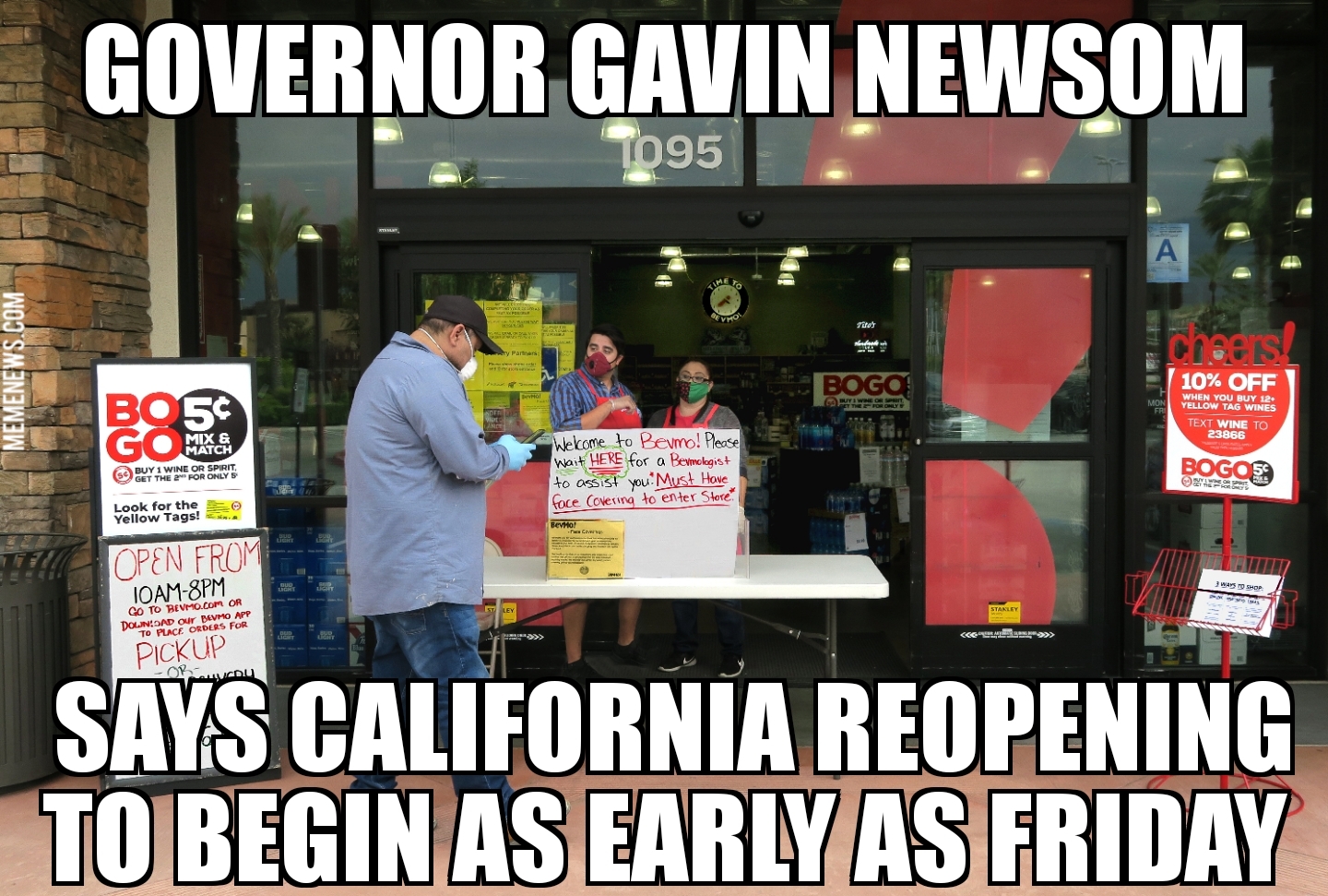 California reopening to begin Friday