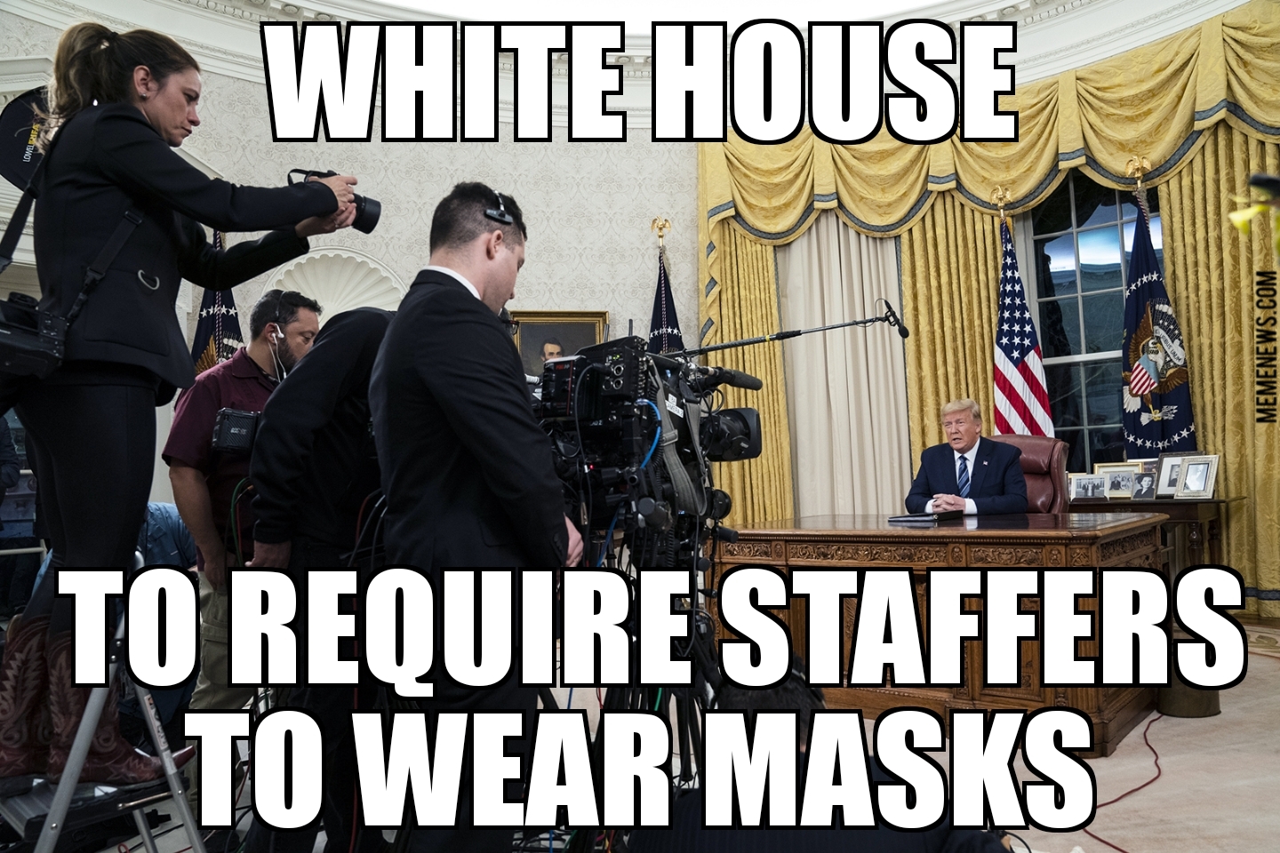 White House to require masks
