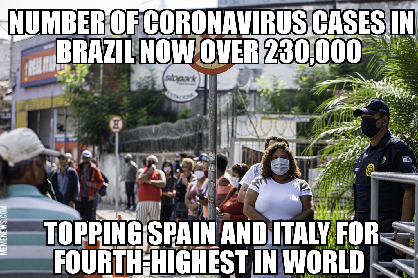 Brazil coronavirus cases top Spain, Italy