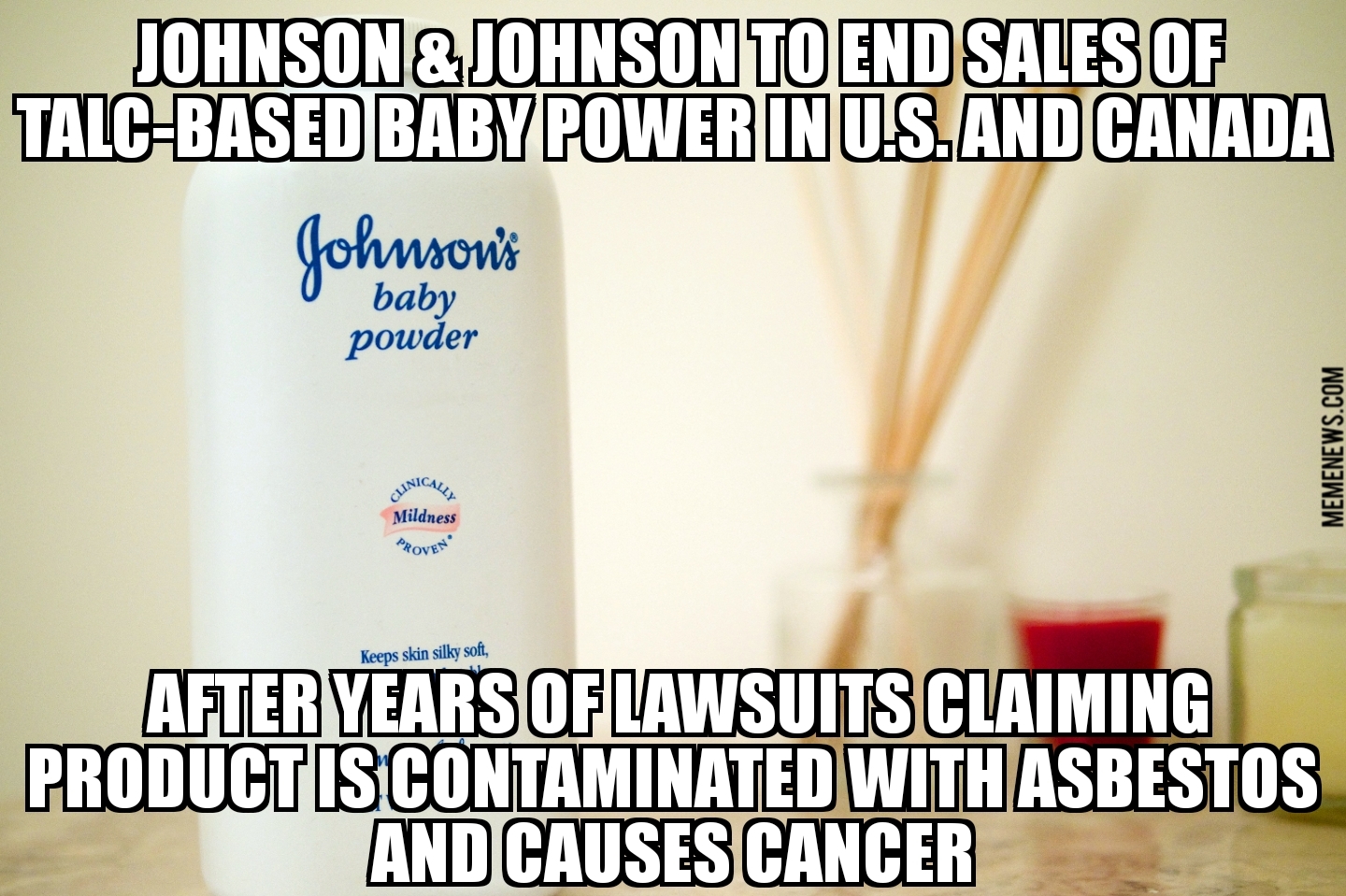 Johnson & Johnson to end talc-based baby powder sales