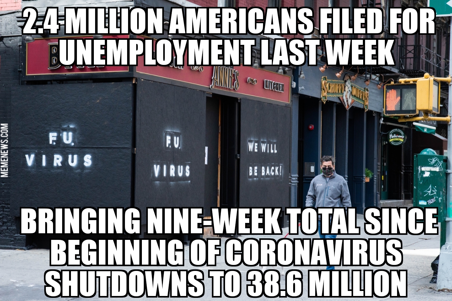 2.4 million Americans file for unemployment