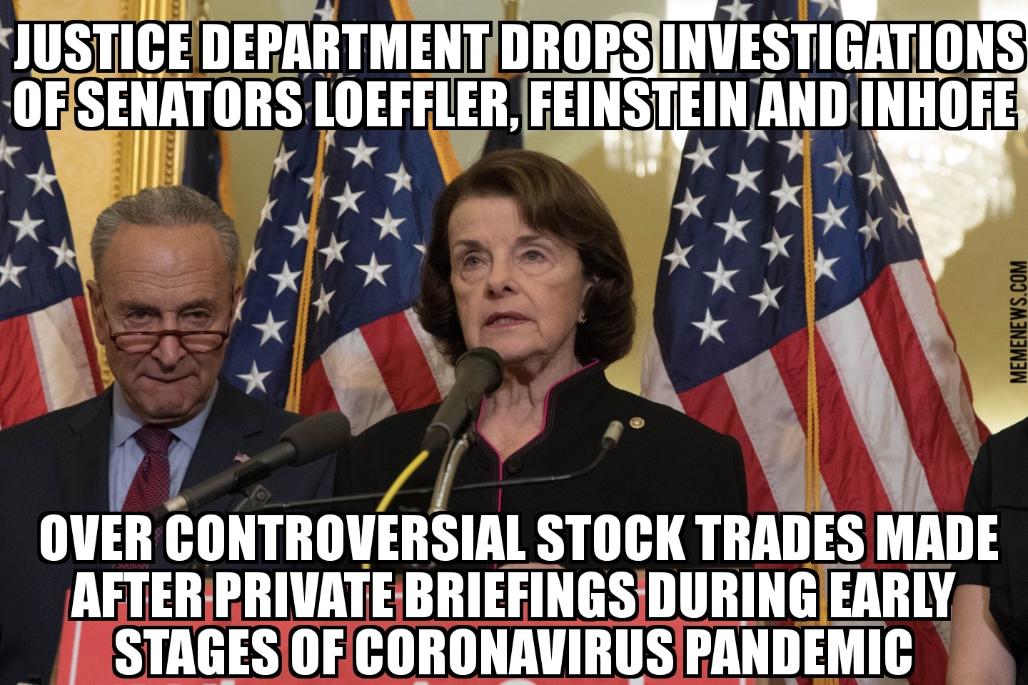 DOJ drops investigations of Loeffler, Feinstein, Inhofe