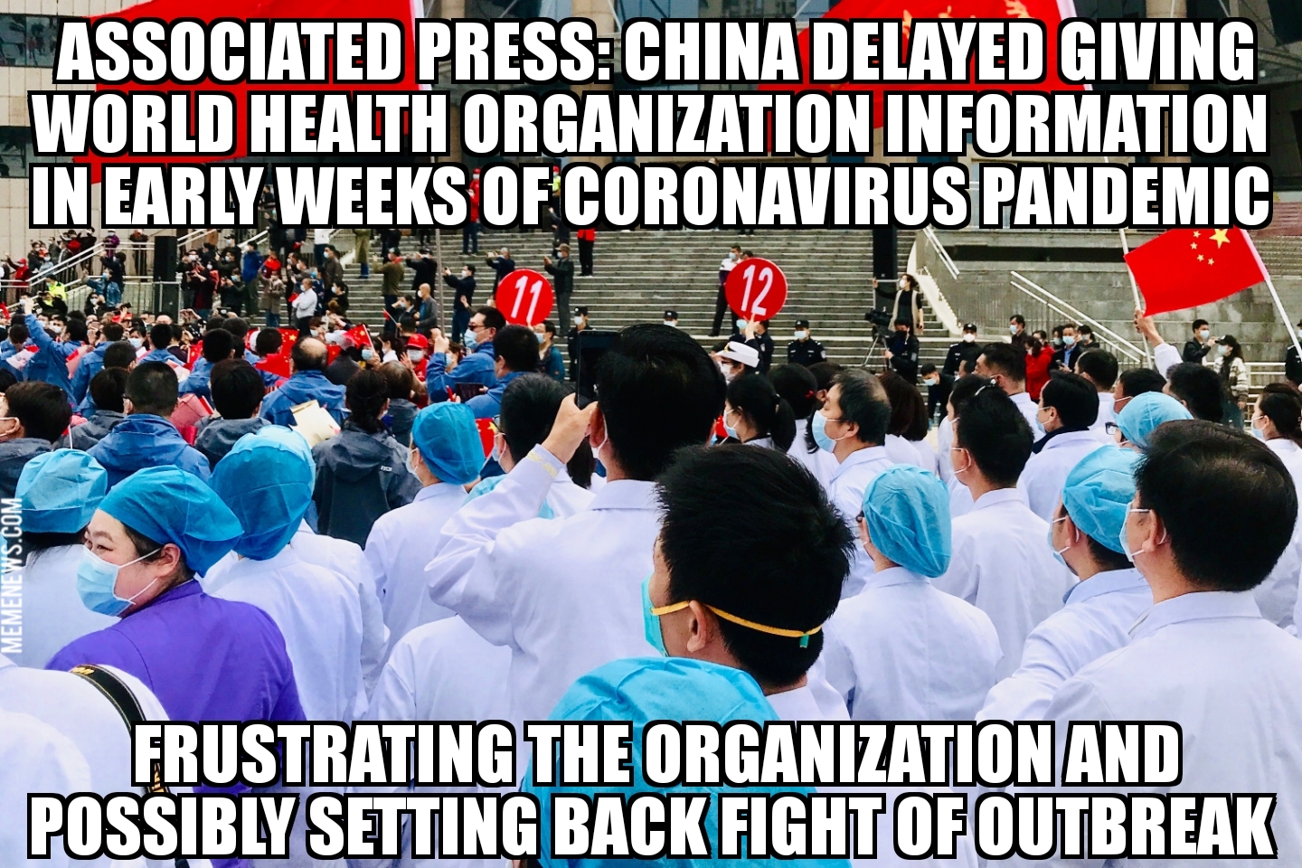 China delayed coronavirus information to WHO