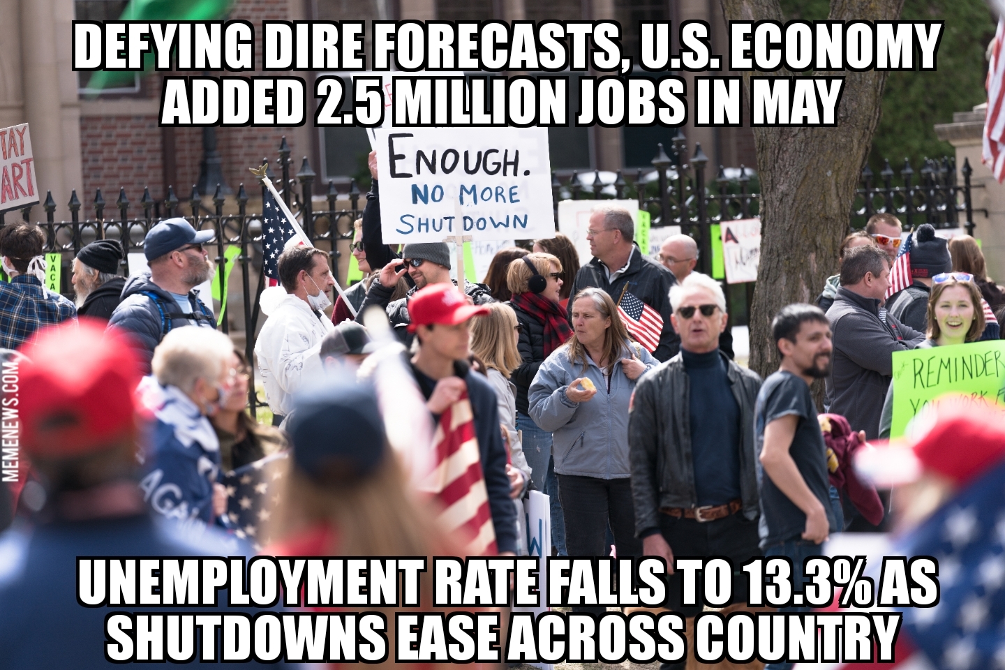 U.S. adds 2.5 million jobs, unemployment down