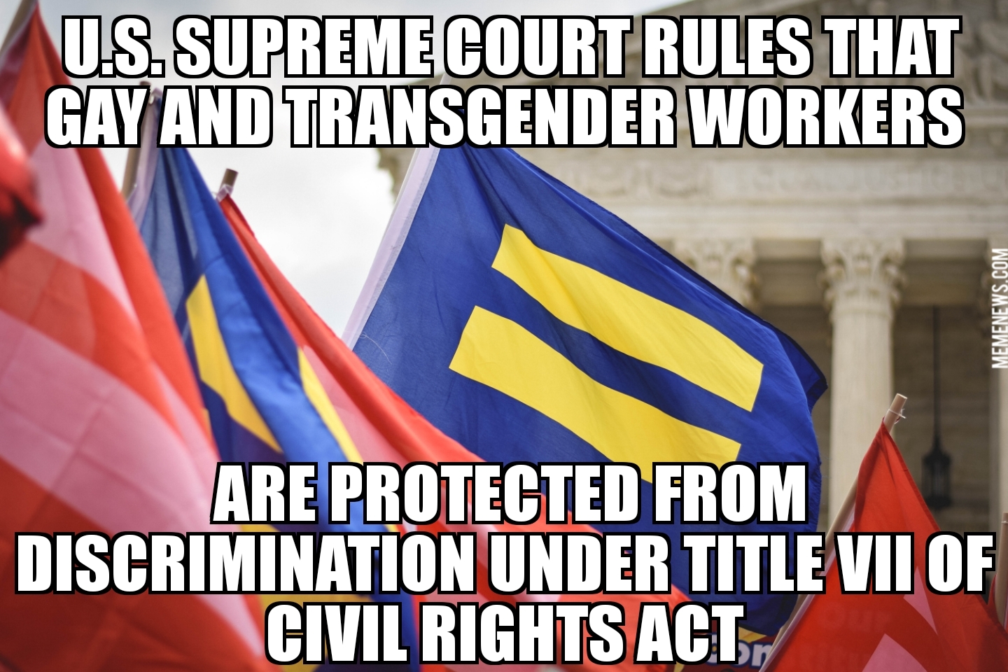 Supreme Court rules LGBT workers protected under Civil Cights Act
