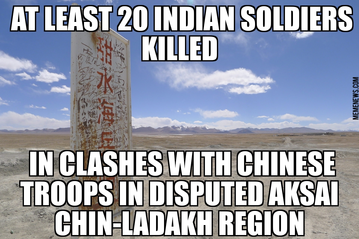 Indian soldiers killed in clash Aksai Chin-Ladakh clash