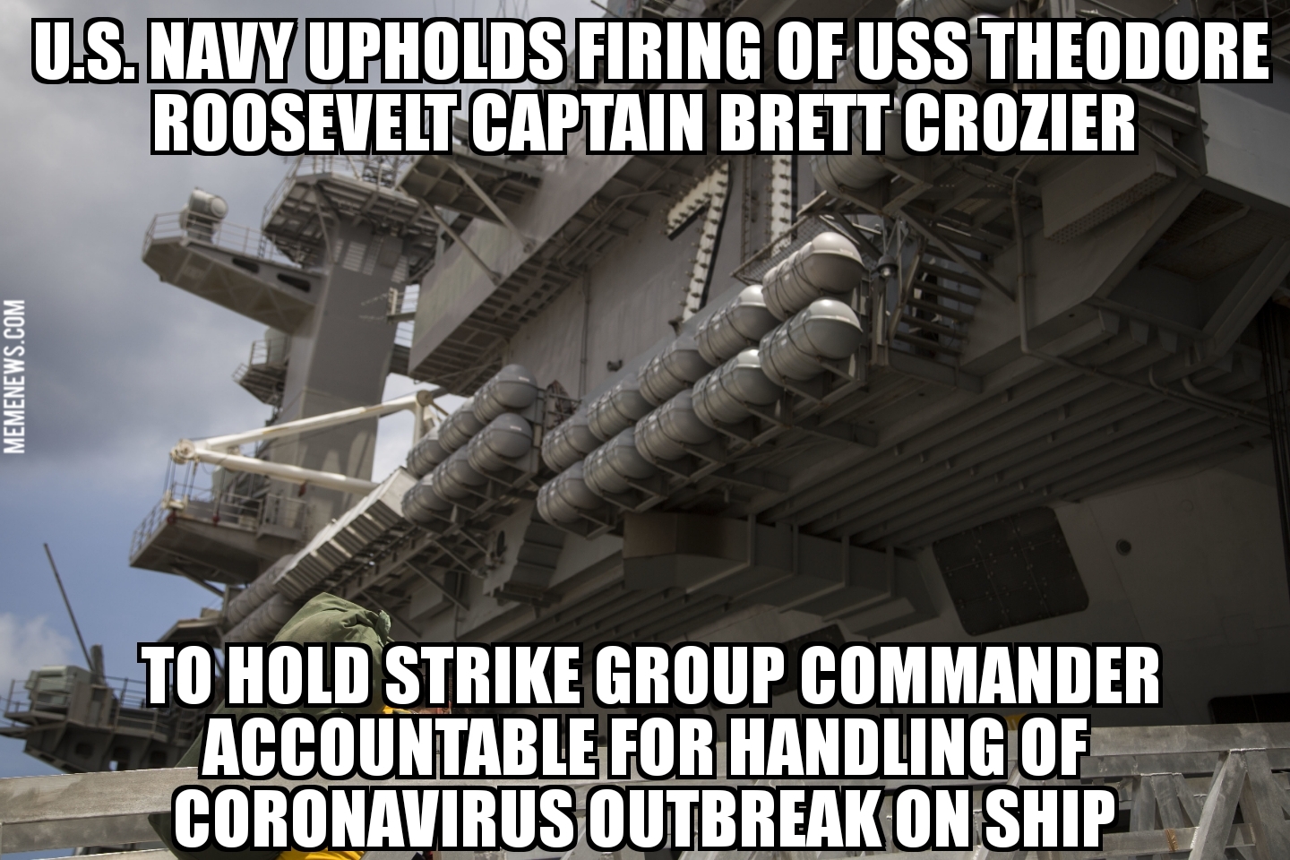 Navy upholds firing of Brett Crozier
