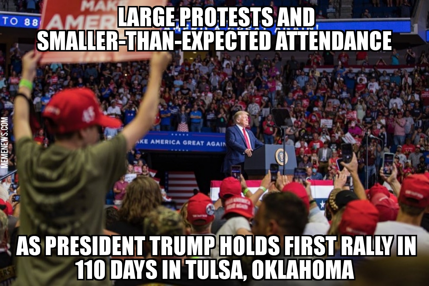 Trump holds Tulsa rally