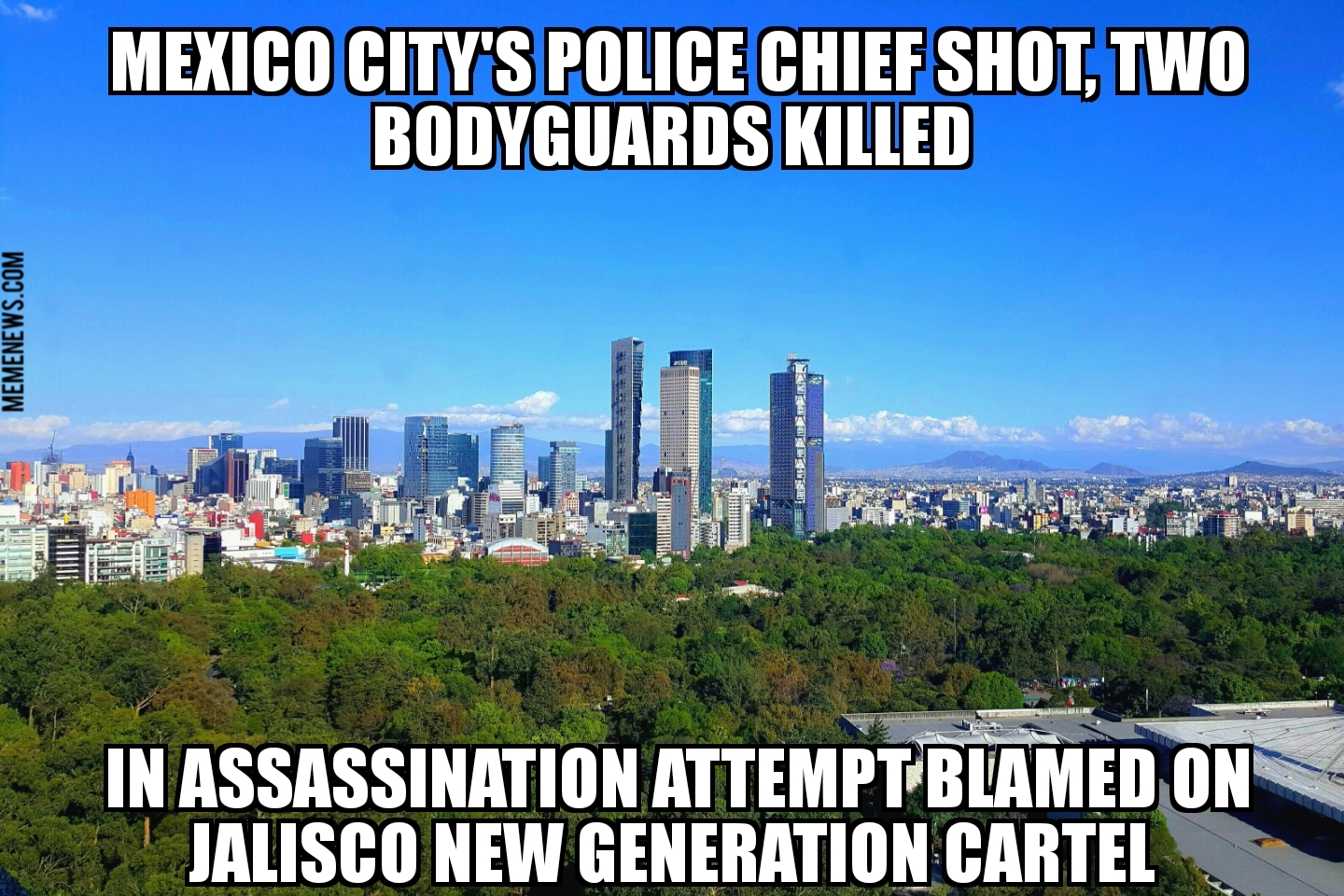 Mexico City Police chief shot