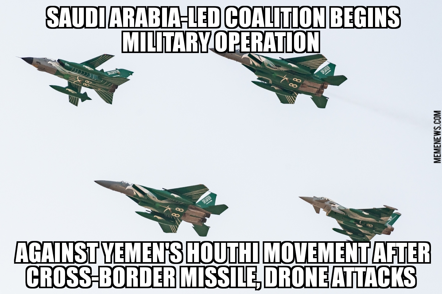 Saudi Arabia begins military operation against Houthis