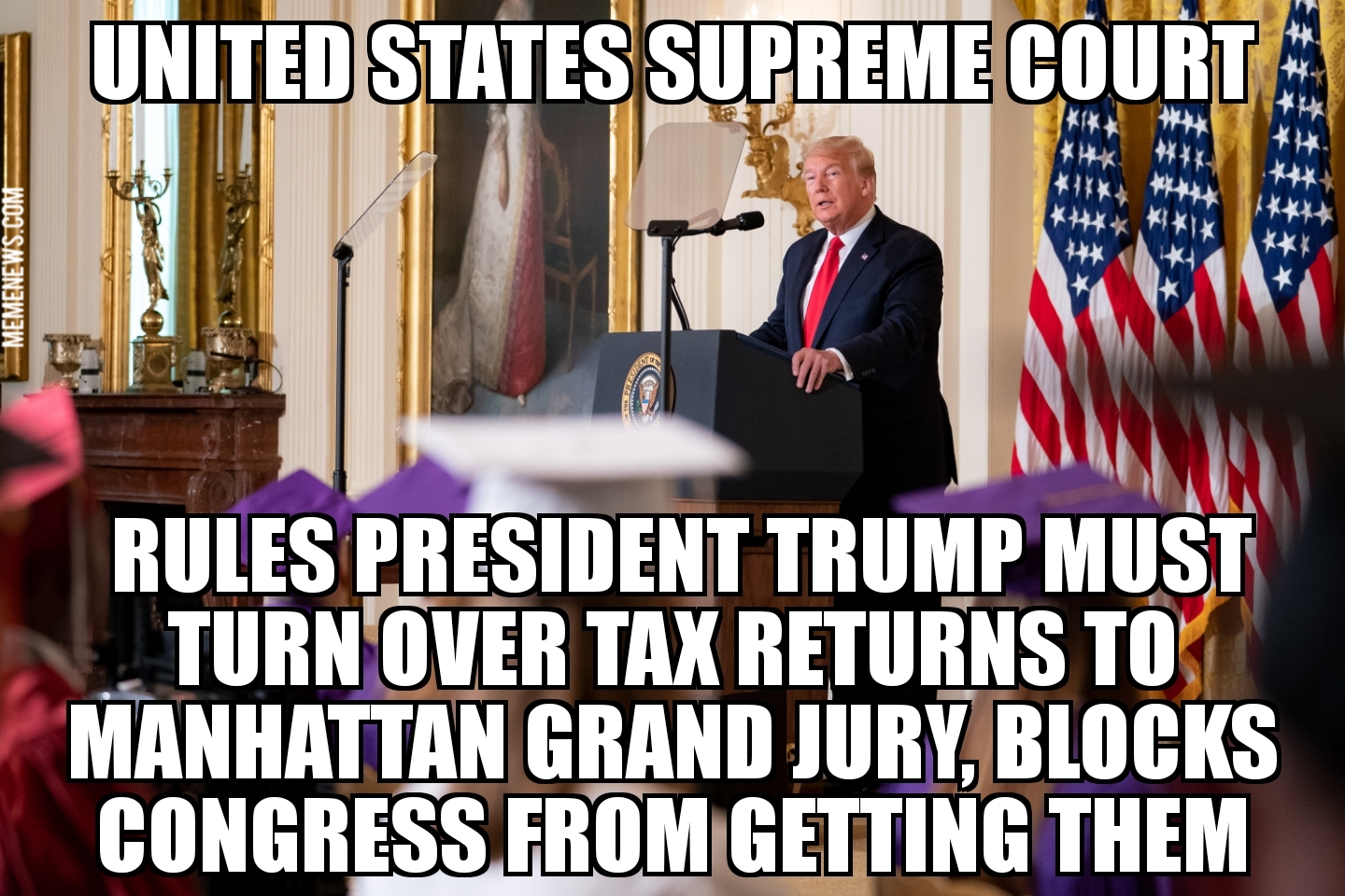 Supreme Court rules Trump must turn over tax returns, blocks Congress