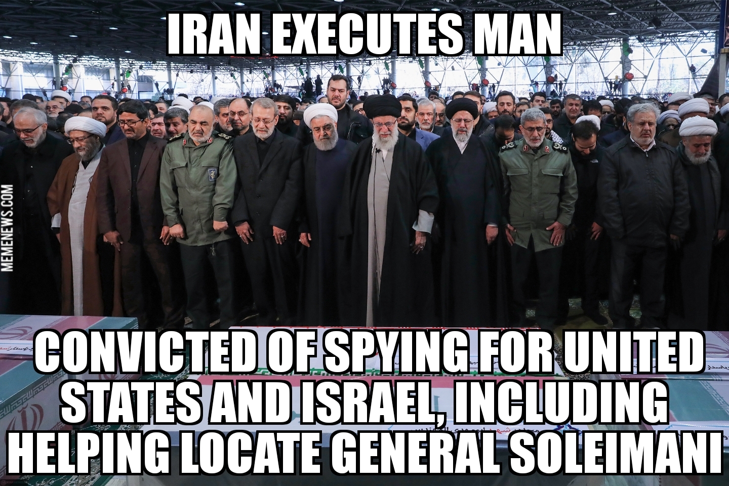 Iran executes man for spying, locating Soleimani