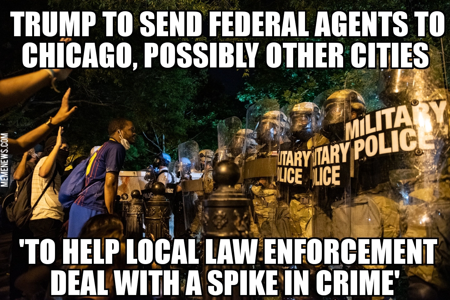 Trump to send federal agents to Chicago
