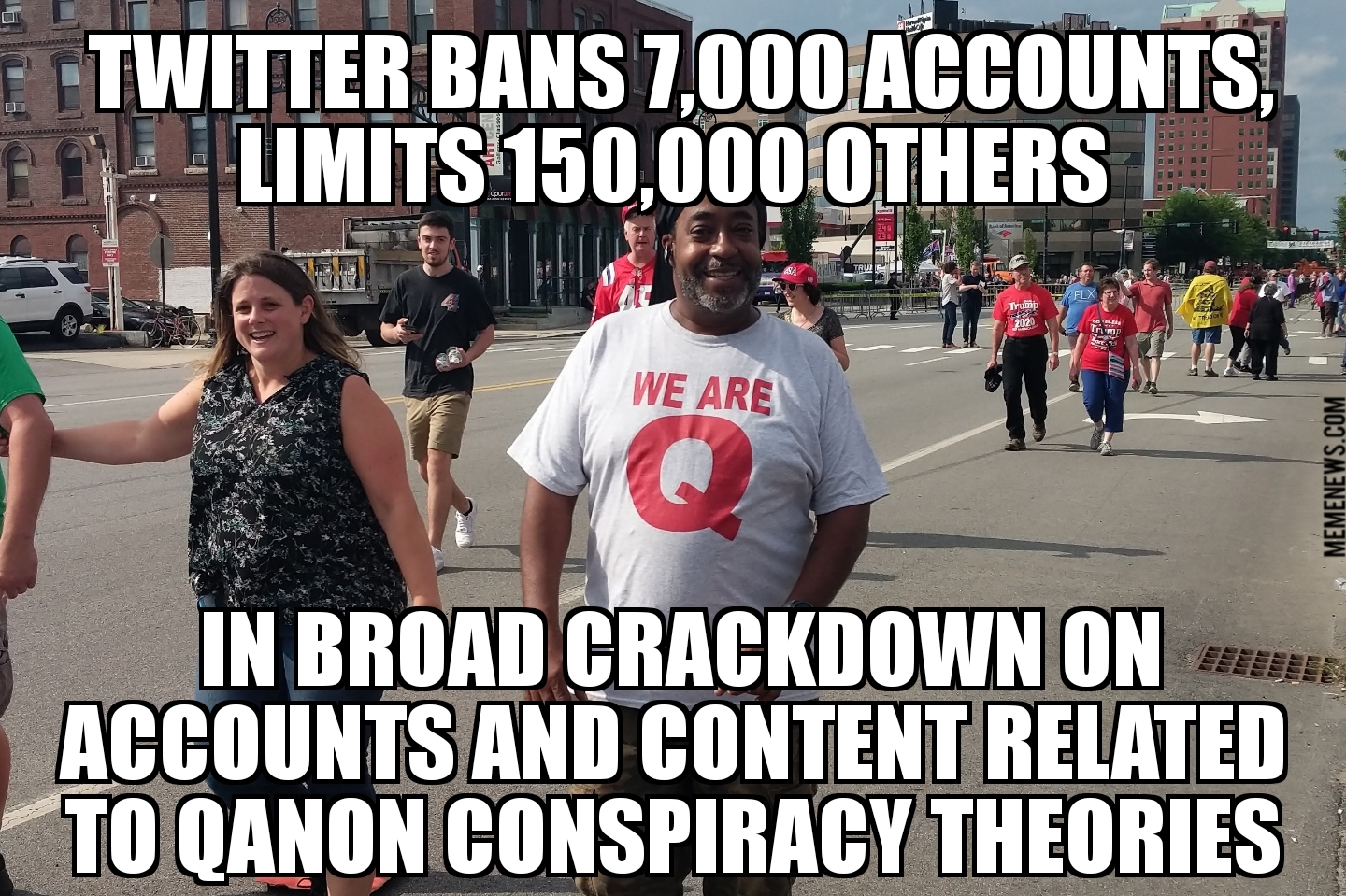 Twitter bans QAnon accounts