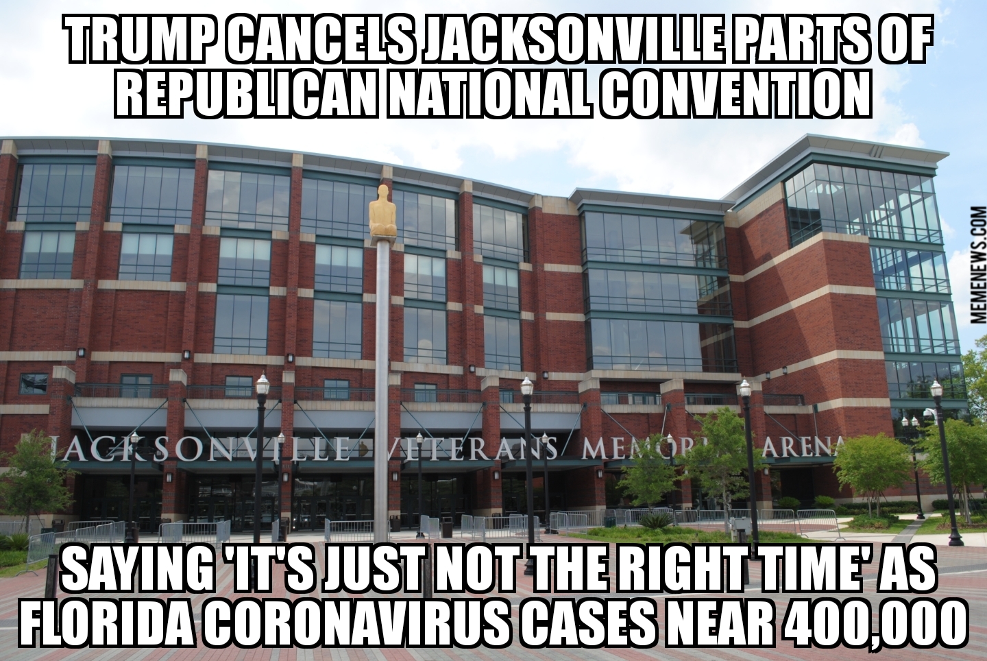 Trump cancels Jacksonville parts of Republican convention