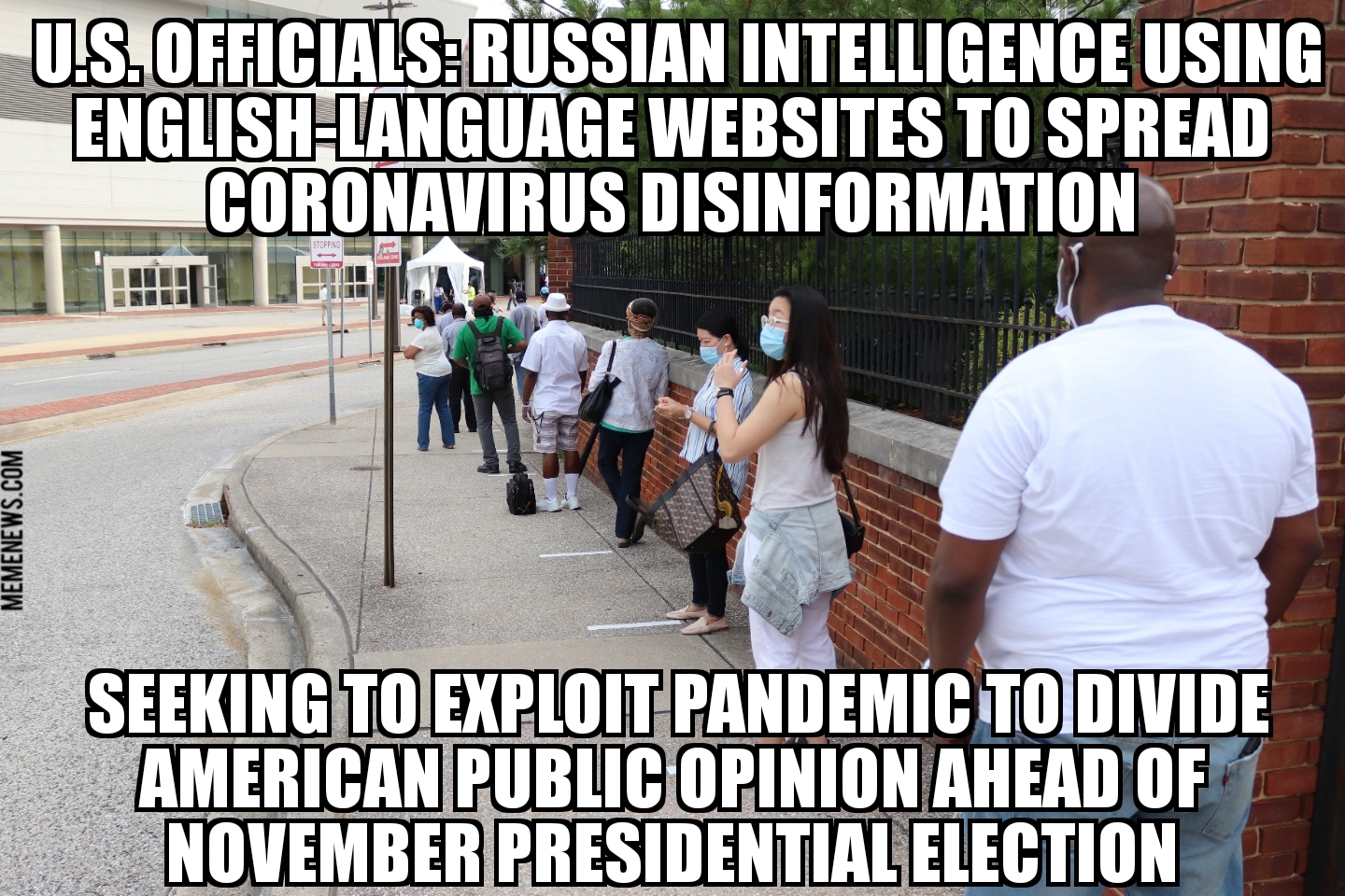 Russian intelligence reportedly using English-language websites to spread coronavirus disinformation