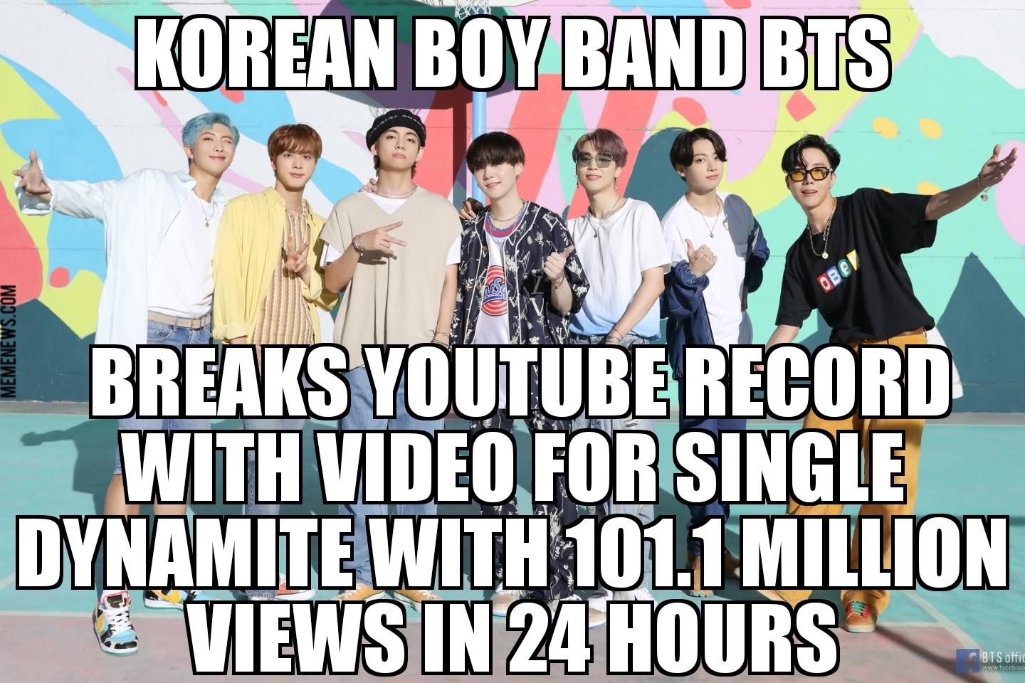 BTS breaks YouTube record with Dynamite