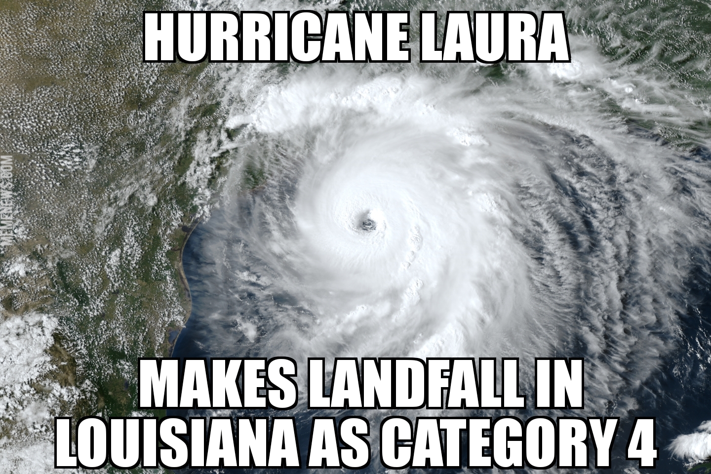 Hurricane Laura makes landfall