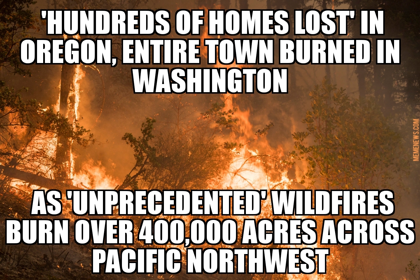 Oregon and Washington wildfires