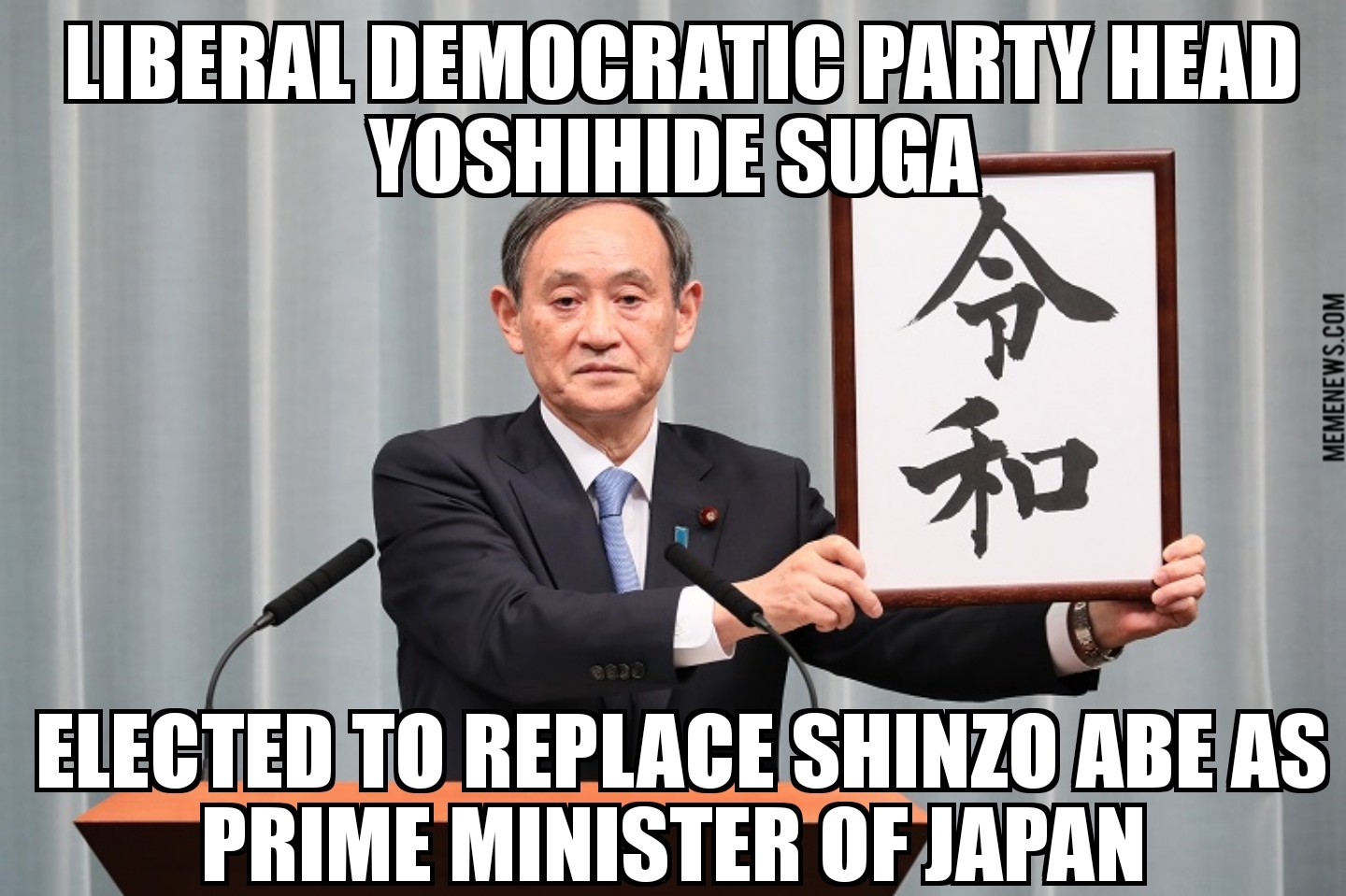 Yoshihide Suga elected as Japan PM