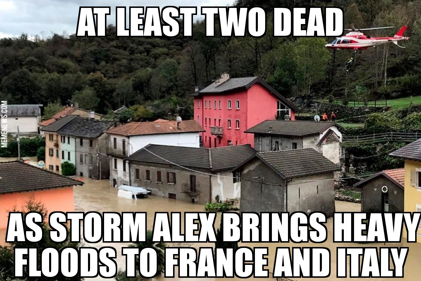 Storm Alex hits France and Italy
