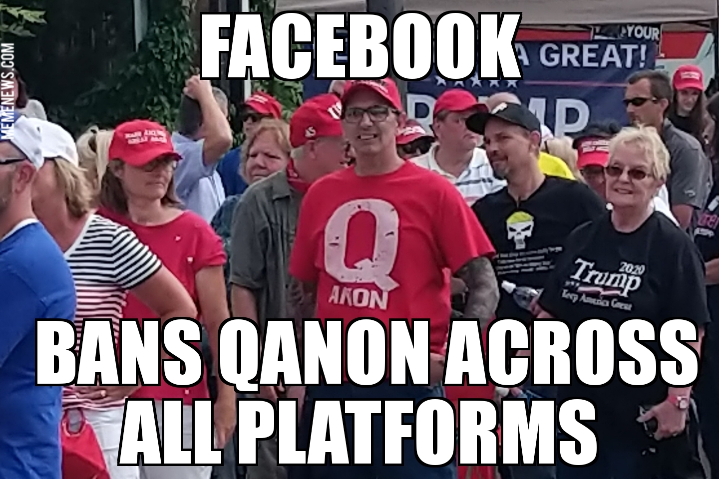 Facebook bans QAnon
