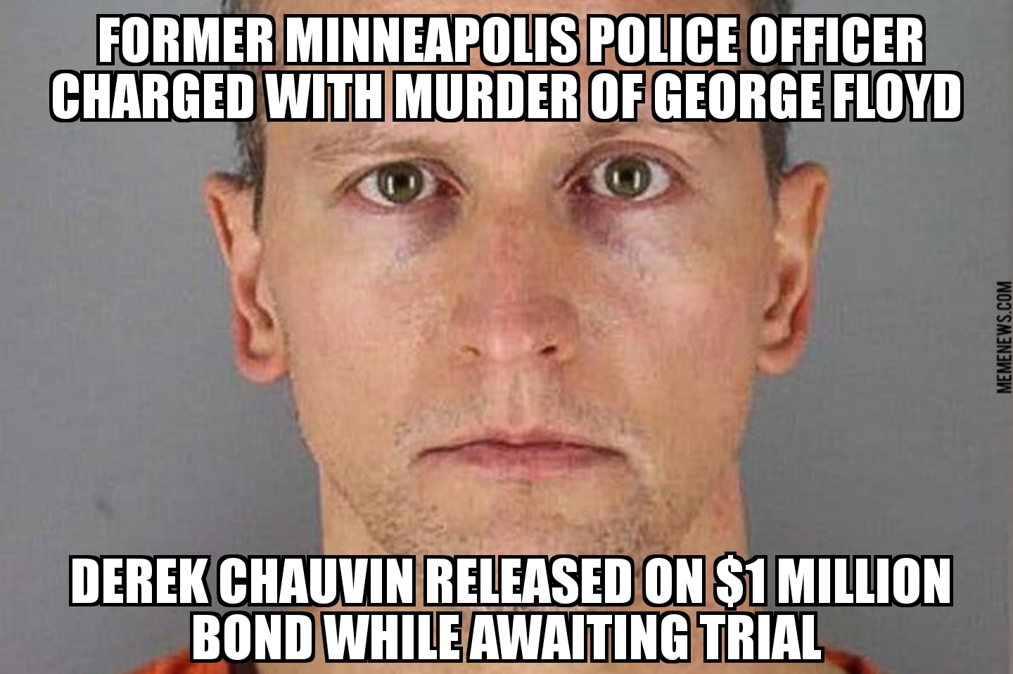Officer charged with George Floyd murder, Derek Chauvin released on bond