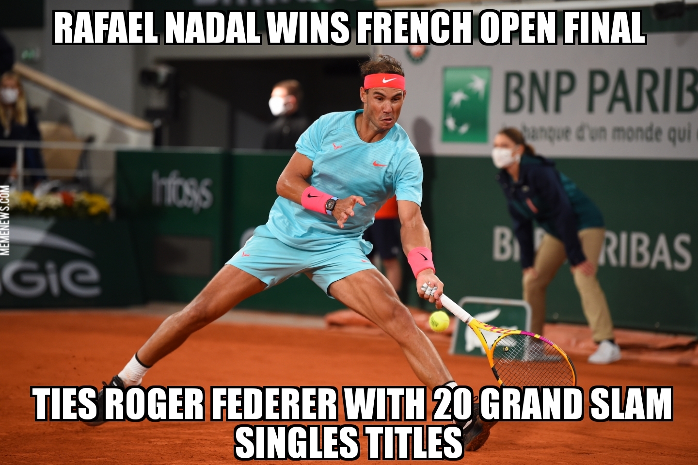 Rafael Nadal wins French Open final