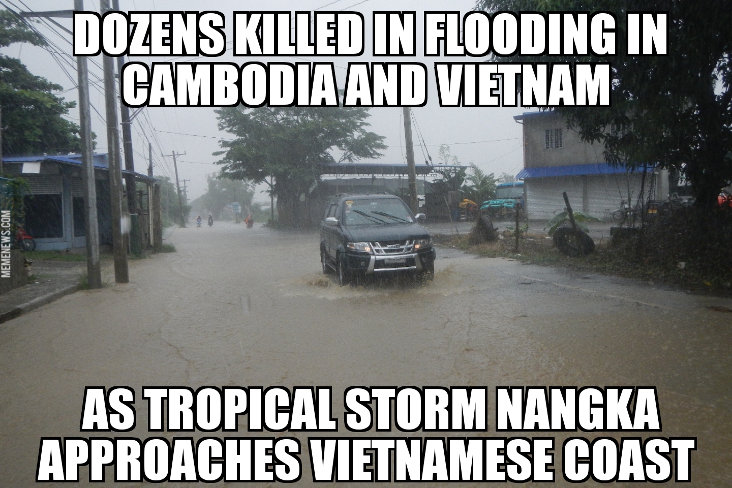 Tropical Storm Nangka floods Cambodia and Vietnam