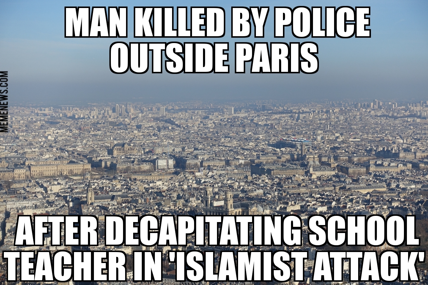Teacher decapitated in ‘Islamist attack’ outside Paris